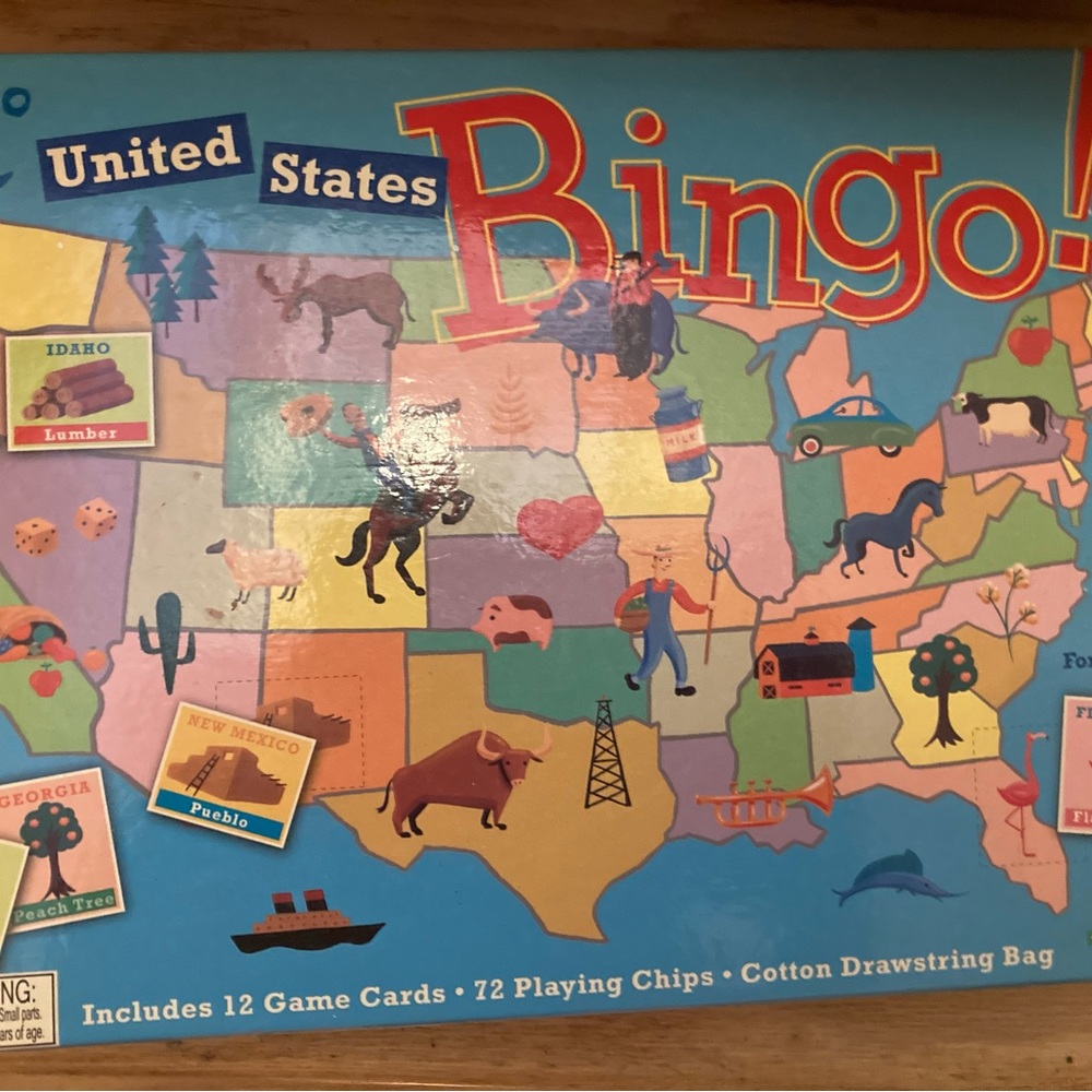 United States Bingo Educational Game